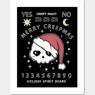 Merry Creepmas Spirits Board Posters and Art